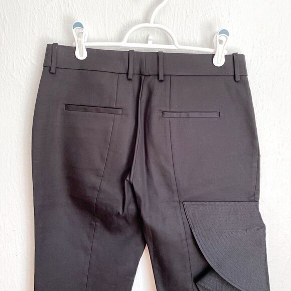 Alexis Black Cascade Ruffle Leg Dress Pants Trousers Women’s XS Evening Designer - Picture 10 of 12